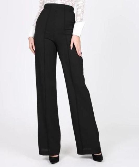 Chloe Black Wide Leg Pants (Plus)