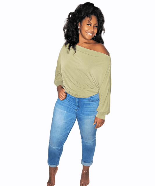 Off the sales shoulder sweater boutique