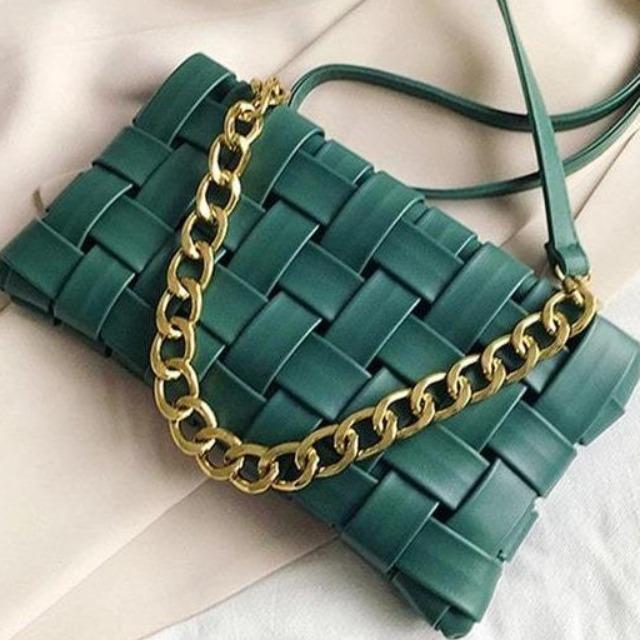 Bottega Veneta Basket Weave Clutch