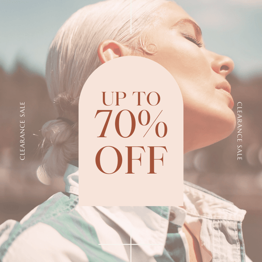 Clearance Sale up to 70% Off