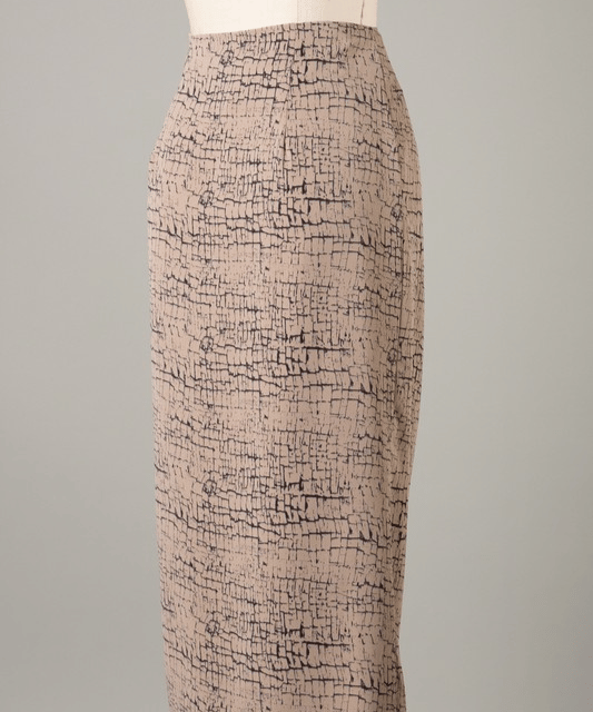 Croc Print Wrap Skirt - DeVanitè Boutique
