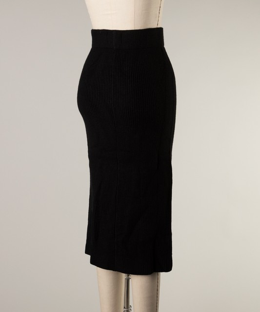 High Waist Midi Sweater Skirt - DeVanitè Boutique