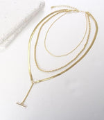 Posh Gold Layered Choker Necklace - DeVanitè Boutique