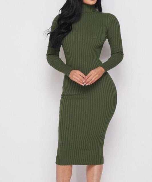 Sweater Bodycon Midi Dress